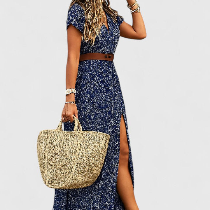 Maxi Dress | Artistic Boho Style Long Summer Dress | Effortlessly Elegant Comfortable Fit 1