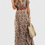 Maxi Dress | Artistic Boho Style Long Summer Dress | Effortlessly Elegant Comfortable Fit 3