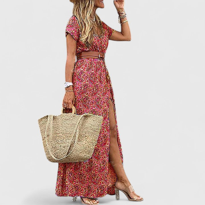 Maxi Dress | Artistic Boho Style Long Summer Dress | Effortlessly Elegant Comfortable Fit 4