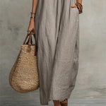 Maxi Dress | Bohemian Ruffle V-Neck Long Dress with Sleeves 6