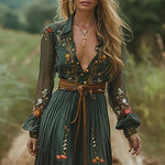Maxi Dress | Boho Long Sleeve Maxi Dress | Elegant and Comfortable 1