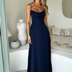 Maxi Dress | Crossed Design Long Summer Dress | Elegant Flowing Fit 4