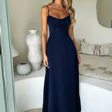 Maxi Dress | Crossed Design Long Summer Dress | Elegant Flowing Fit 4