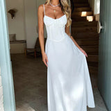 Maxi Dress | Crossed Design Long Summer Dress | Elegant Flowing Fit 6