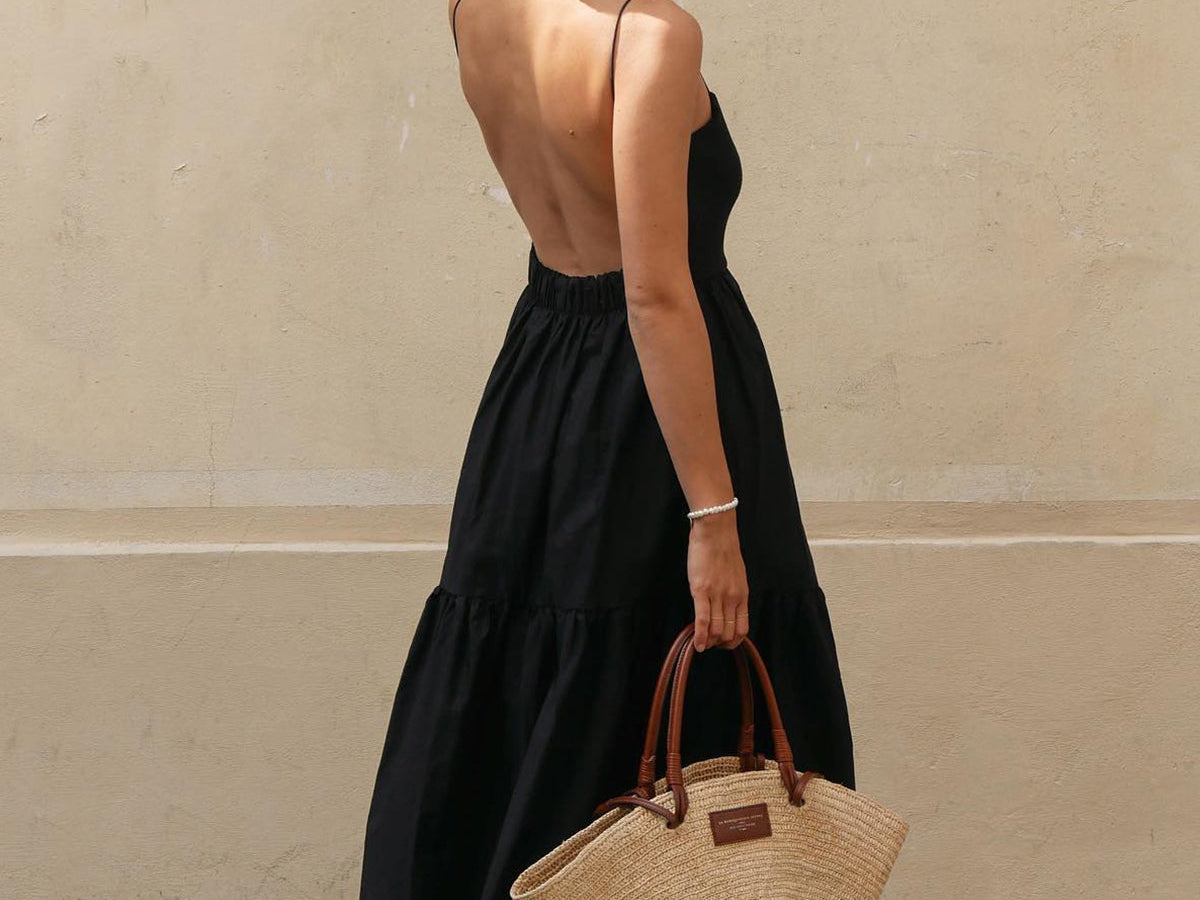 Maxi Dress | Elegant Backless Summer Gown 0