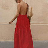 Maxi Dress | Elegant Backless Summer Gown 2