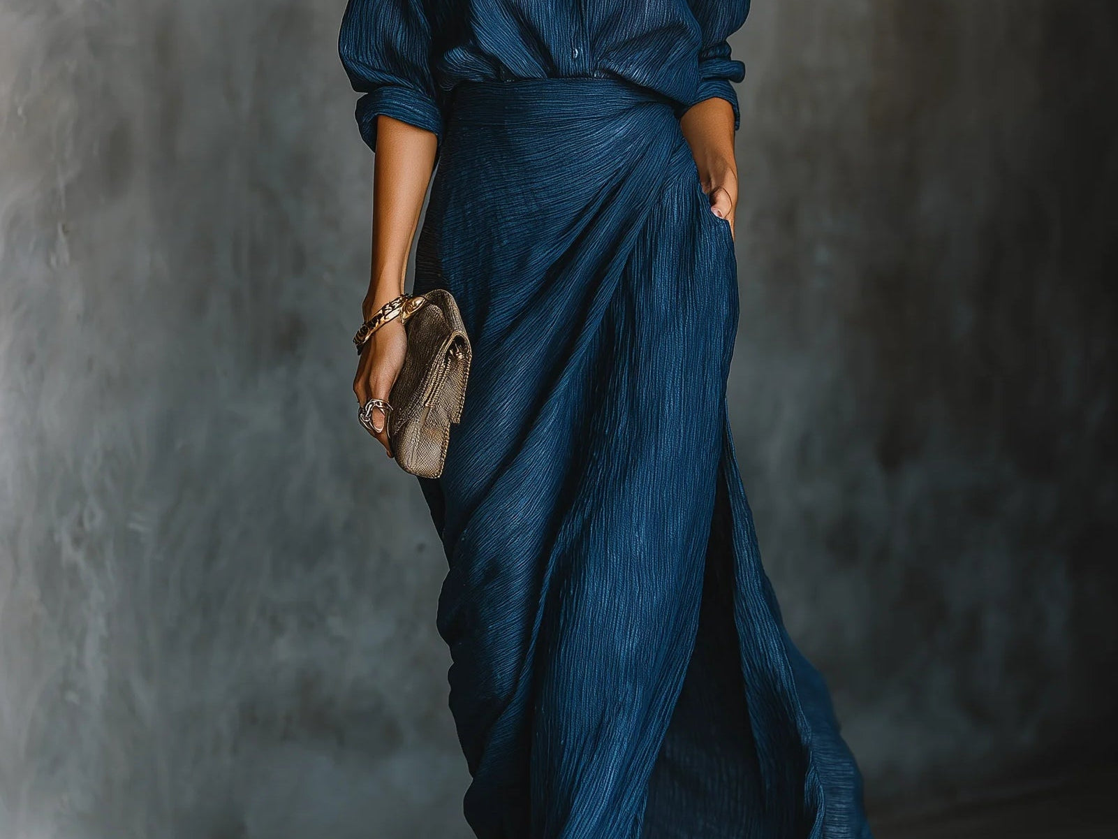 Maxi Dress | Elegant Flowing Long Skirt Set 0