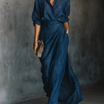 Maxi Dress | Elegant Flowing Long Skirt Set 0