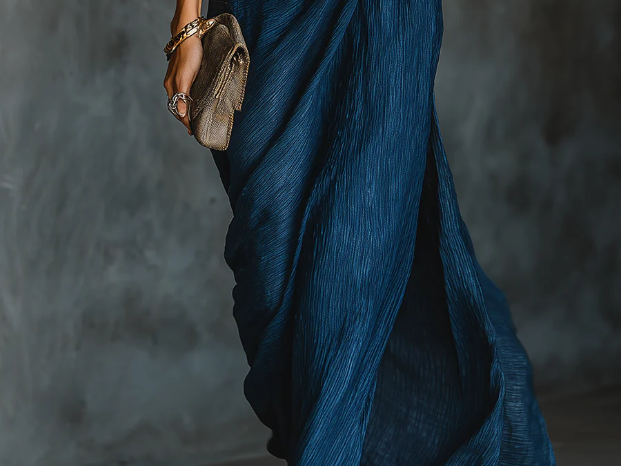 Maxi Dress | Elegant Flowing Long Skirt Set 2