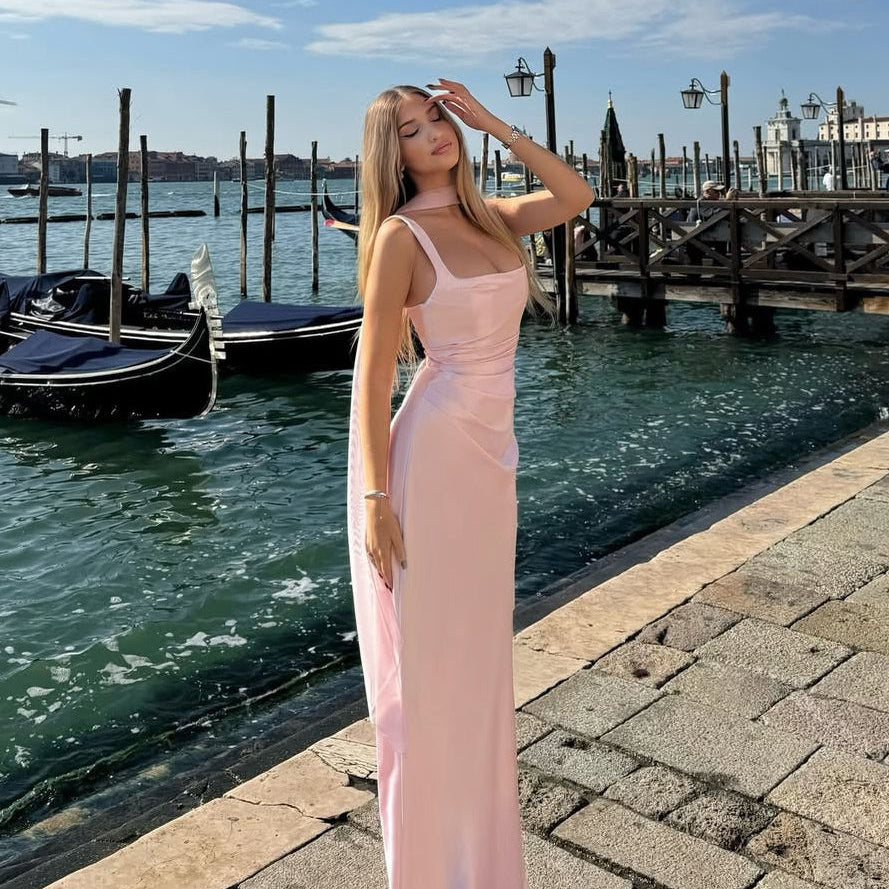 Maxi Dress | Elegant Flowing Wedding Guest Gown | Chic Formal Design 3
