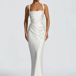 Maxi Dress | Elegant Flowing Wedding Guest Gown | Chic Formal Design 5