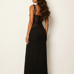 Maxi Dress | Elegant Lace Corsage Long Evening Gown 3