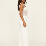 Maxi Dress | Elegant Lace Corsage Long Evening Gown 5