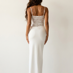 Maxi Dress | Elegant Lace Corsage Long Evening Gown 6