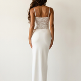 Maxi Dress | Elegant Lace Corsage Long Evening Gown 6