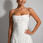 Maxi Dress | Elegant Lace Evening Gown | Flattering Strappy Design 5