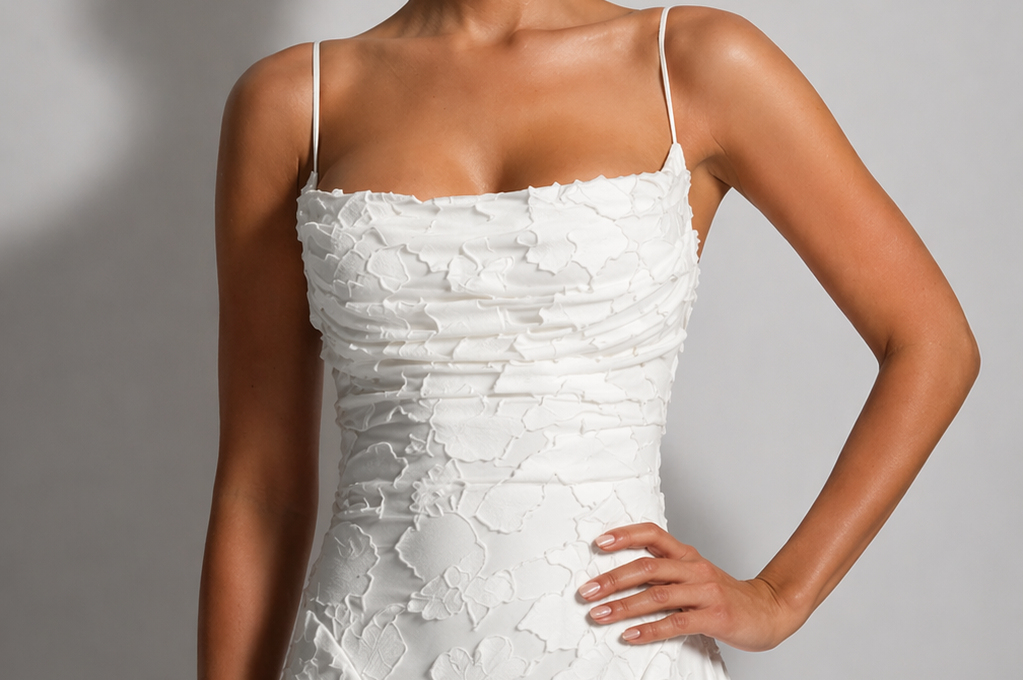 Maxi Dress | Elegant Lace Evening Gown | Flattering Strappy Design 5