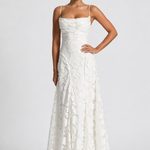 Maxi Dress | Elegant Lace Evening Gown | Flattering Strappy Design 6