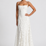 Maxi Dress | Elegant Lace Evening Gown | Flattering Strappy Design 6