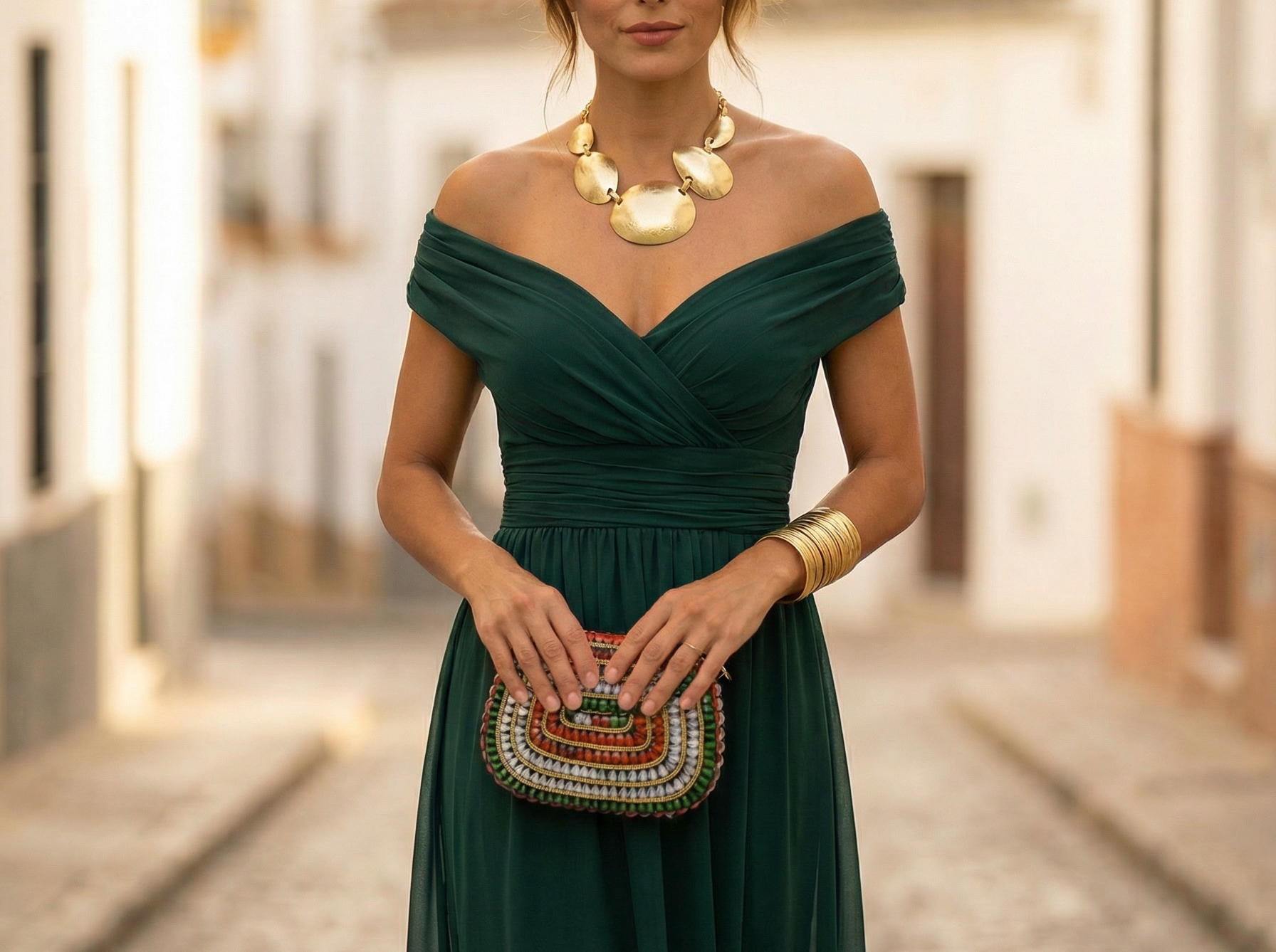 Maxi Dress | Elegant Long Maxi Dress with Sleeves | Flattering Romantic Silhouette 10