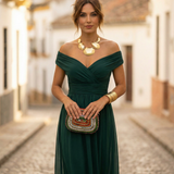 Maxi Dress | Elegant Long Maxi Dress with Sleeves | Flattering Romantic Silhouette 10