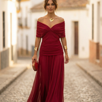 Maxi Dress | Elegant Long Maxi Dress with Sleeves | Flattering Romantic Silhouette 12