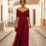 Maxi Dress | Elegant Long Maxi Dress with Sleeves | Flattering Romantic Silhouette 12