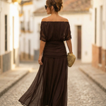 Maxi Dress | Elegant Long Maxi Dress with Sleeves | Flattering Romantic Silhouette 2