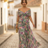 Maxi Dress | Elegant Long Maxi Dress with Sleeves | Flattering Romantic Silhouette 6