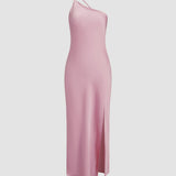 Maxi Dress | Elegant One-Shoulder Long Dress for Special Occasions 10