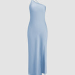 Maxi Dress | Elegant One-Shoulder Long Dress for Special Occasions 11