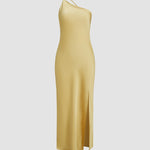 Maxi Dress | Elegant One-Shoulder Long Dress for Special Occasions 3