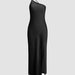 Maxi Dress | Elegant One-Shoulder Long Dress for Special Occasions 8