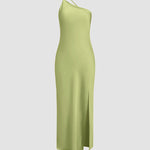 Maxi Dress | Elegant One-Shoulder Long Dress for Special Occasions 9