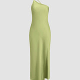 Maxi Dress | Elegant One-Shoulder Long Dress for Special Occasions 9