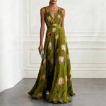 Maxi Dress | Elegant Wrap Style | Timeless Floral Design 3
