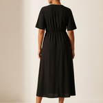 Maxi Dress | Elegant Wrap V-Neck Long Dress for Women 2