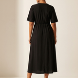 Maxi Dress | Elegant Wrap V-Neck Long Dress for Women 2