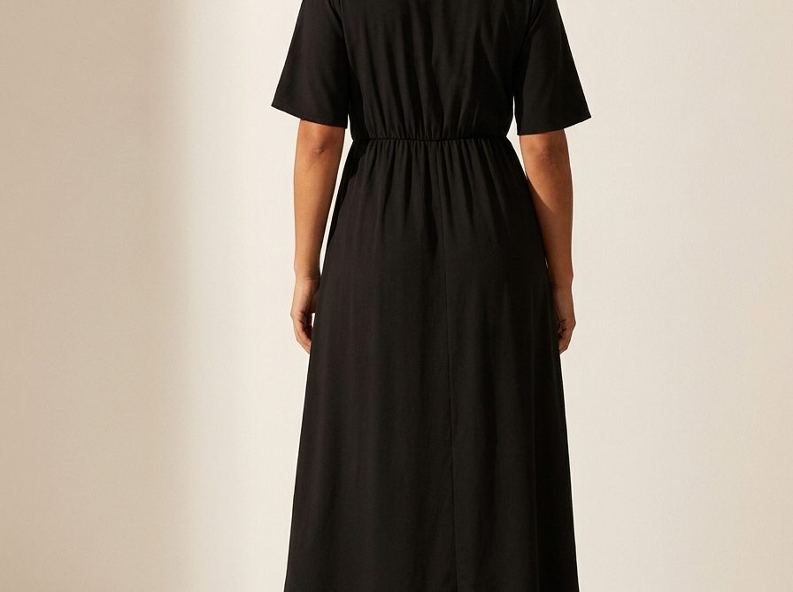Maxi Dress | Elegant Wrap V-Neck Long Dress for Women 2