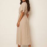 Maxi Dress | Elegant Wrap V-Neck Long Dress for Women 6