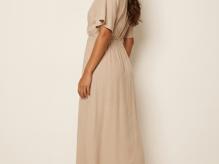 Maxi Dress | Elegant Wrap V-Neck Long Dress for Women 6