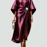 Maxi Dress | Floral Long Sleeve Maxi Dress | Flattering Elegant Design 1