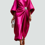 Maxi Dress | Floral Long Sleeve Maxi Dress | Flattering Elegant Design 3