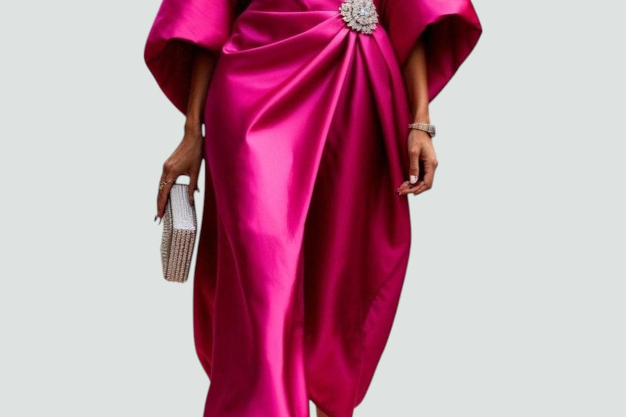 Maxi Dress | Floral Long Sleeve Maxi Dress | Flattering Elegant Design 3
