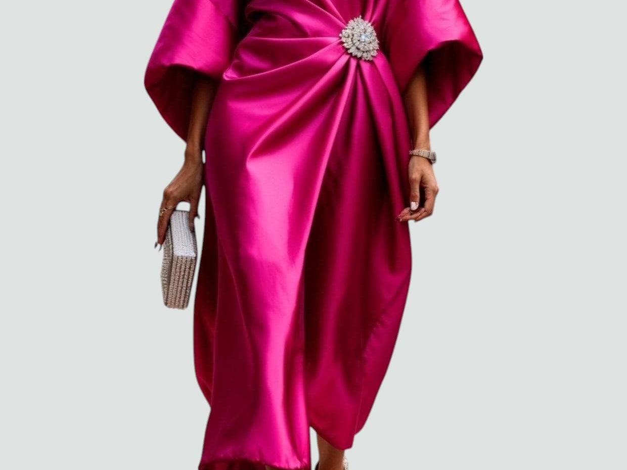 Maxi Dress | Floral Long Sleeve Maxi Dress | Flattering Elegant Design 3