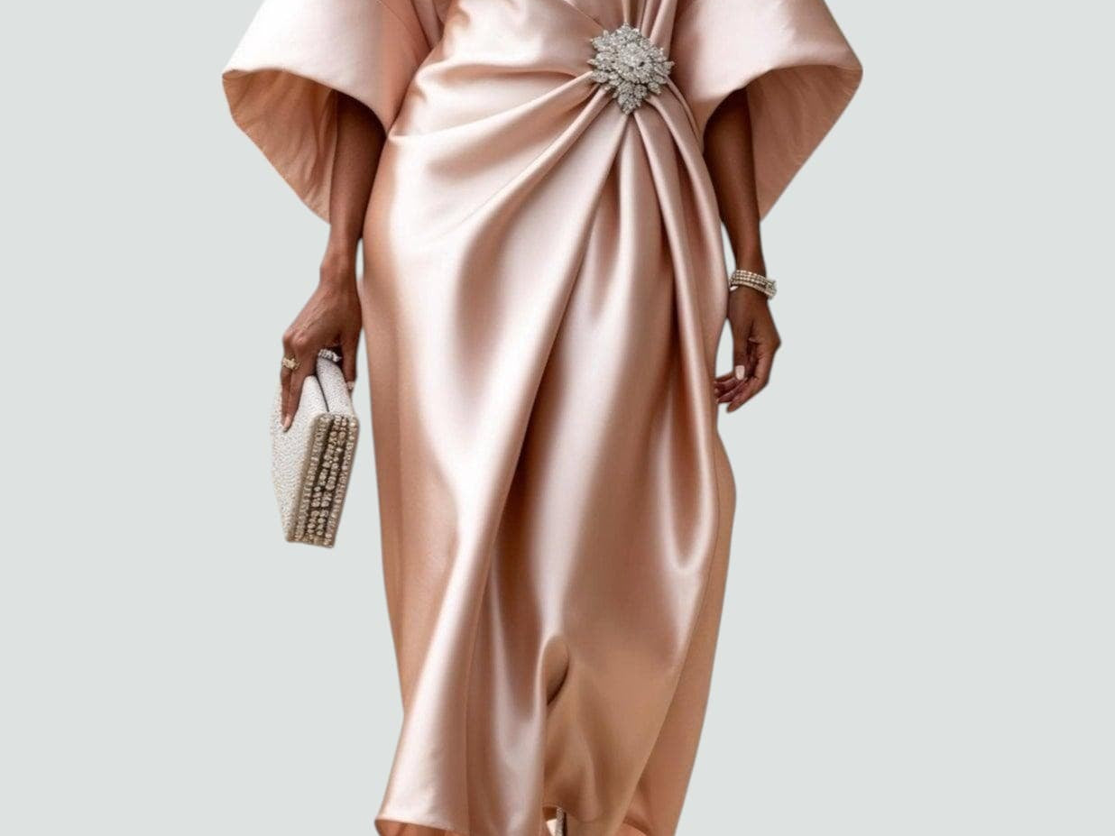 Maxi Dress | Floral Long Sleeve Maxi Dress | Flattering Elegant Design 4