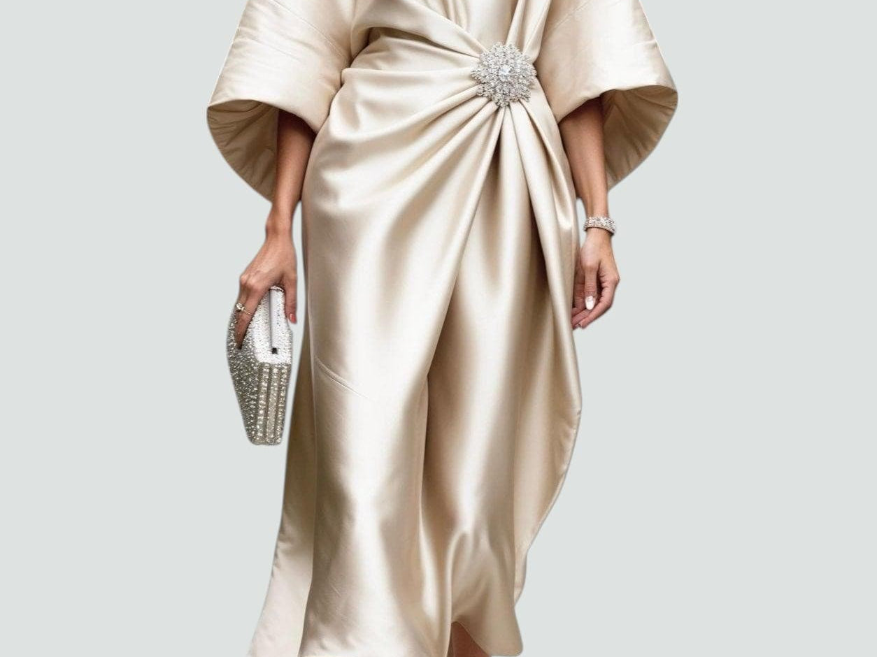 Maxi Dress | Floral Long Sleeve Maxi Dress | Flattering Elegant Design 5