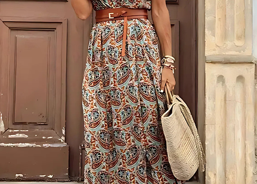 Maxi Dress | Floral Maxi Dress for Women | Airy Comfortable Summer Style 4