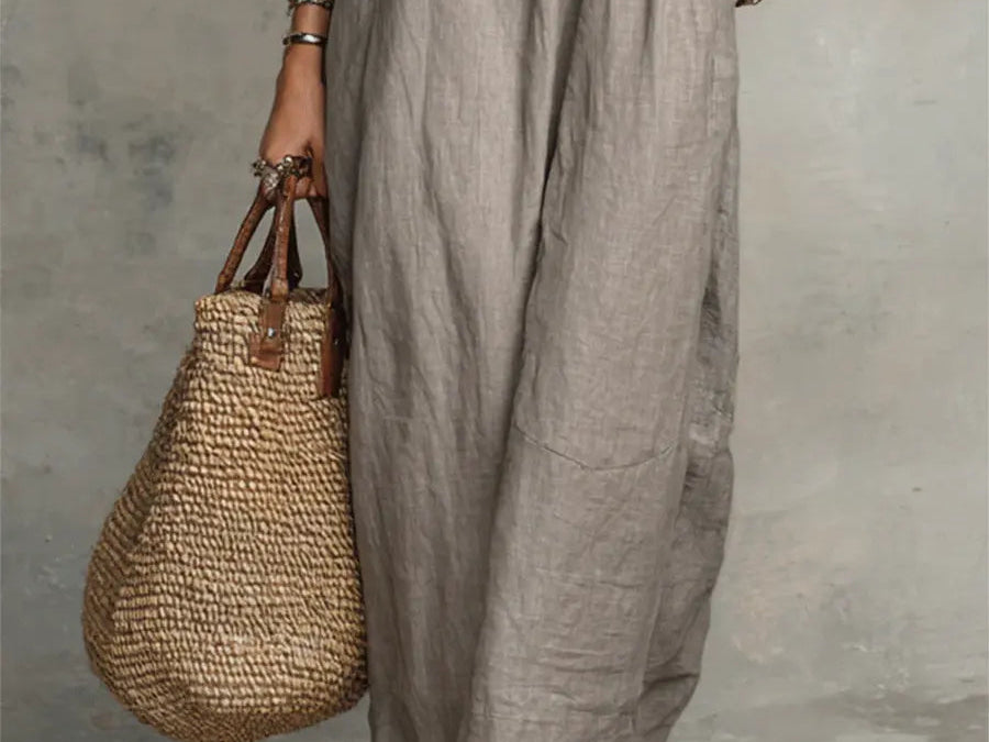 Maxi Dress | Floral Ruffle V-Neck Long Summer Dress Elegant Flowing Design 6