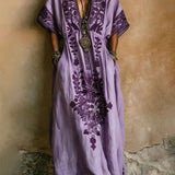 Maxi Dress | Floral Tiered Long Summer Dress Elegant Bohemian 0
